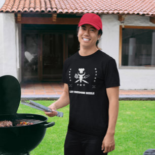 Laat Freedom Sizzle Patriottische BBQ Tri-Blend Shirt