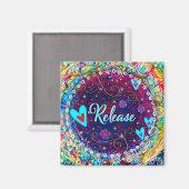 Laat  fun inspirerende moderne inspiratie vrij magneet (Voorkant / Achterkant)