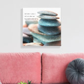 Laat gaan gewikkeld canvas kunst (Insitu (Woonkamer))