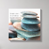 Laat gaan gewikkeld canvas kunst (Voorkant)