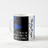 "Laat gaan" Koffiemok (Voorkant links)