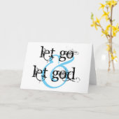 laat gaan laten god kaart (Gele Bloem)