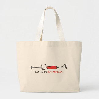LAAT GAAN OF KRIJGEN OPGESTELD GROTE TOTE BAG