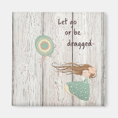 Laat gaan of word getekend magneet (Voorkant)