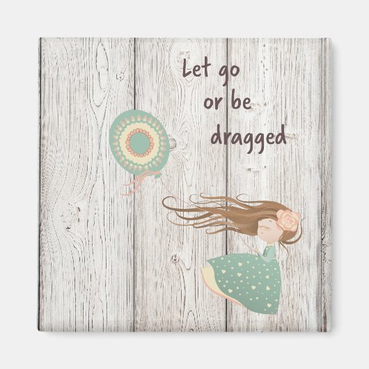 Laat gaan of word getekend magneet (Voorkant)