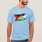 Laat Gaza leven T-shirt (Voorkant)