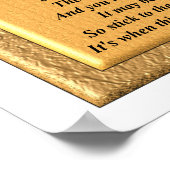 Laat geen gedicht uit - Poster (Hoek)