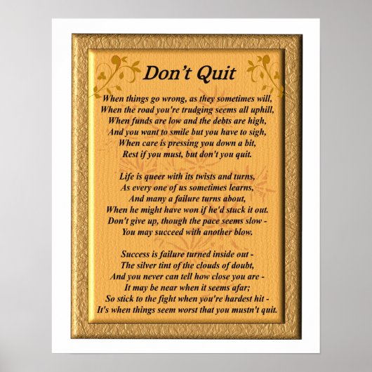 Laat geen gedicht uit - Poster (Voorkant)