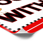 Laat geen katten eruit perfect poster (Hoek)