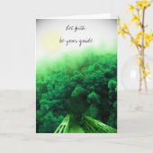 "Laat Geloof de Kaart van Uw Gids" zijn - het Bos (Gele Bloem)