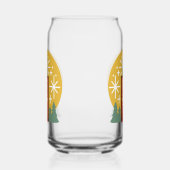 Laat geloof je helderste ster kaars kunst zijn blikvorm glas (Links)