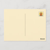 Laat geloof je helderste ster kaars kunst zijn briefkaart (Achterkant)