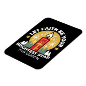 Laat geloof je helderste ster kaars kunst zijn magneet (Linkerzijde)