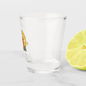 Laat geloof je helderste ster kaars kunst zijn shot glas (Rechts)