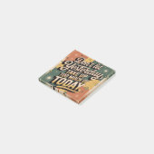 Laat Gisteren Niet Te Veel van Vandaag Innemen Post-it® Notes (Schuin)