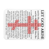 Laat God Arise Orthodox bidden Magneet (Horizontaal)