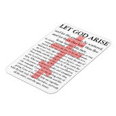 Laat God Arise Orthodox bidden Magneet (Linkerzijde)