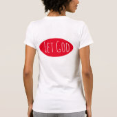 Laat God Arrow T-shirt los (Achterkant)