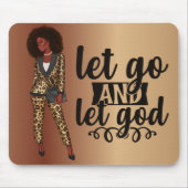 Laat God Black Woman Muismat. Muismat (Voorkant)