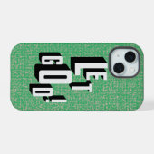 Laat God Christelijk Geloof iPhone 15 Case (Achterkant horizontaal)