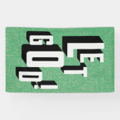 Laat God Christelijk Geloof Spandoek (Horizontaal)