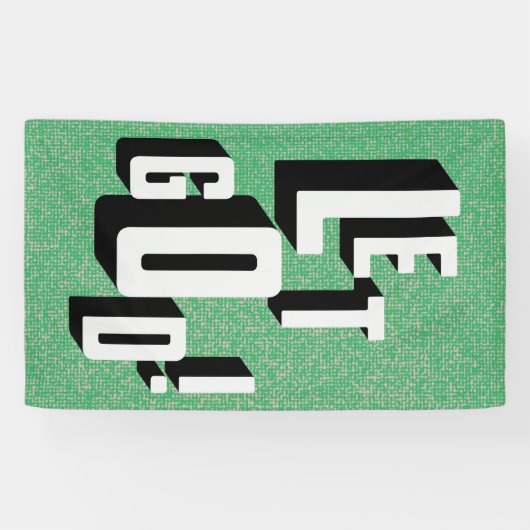 Laat God Christelijk Geloof Spandoek (Horizontaal)