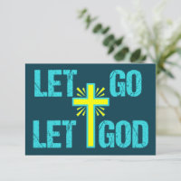 Laat God Christelijk Inspirerend Kaart citeren