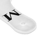 Laat God de Schrift inspiratie monogram Snijplank (Hoek)