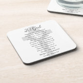 Laat God de Schrift inspireren Bier Onderzetter (Linkerzijde)