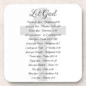 Laat God de Schrift inspireren Bier Onderzetter (Voorkant)