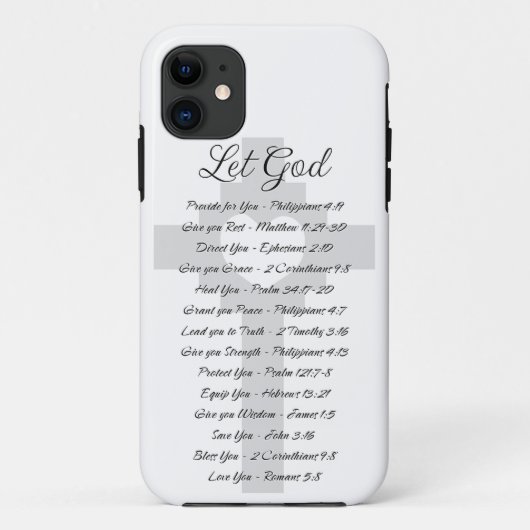Laat God de Schrift inspireren Case-Mate iPhone Case (Achterkant)