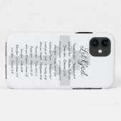 Laat God de Schrift inspireren Case-Mate iPhone Case (Achterkant (horizontaal))