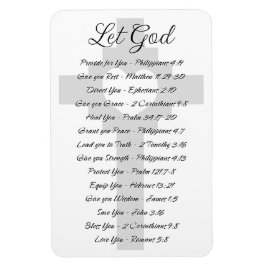 Laat God de Schrift inspireren Magneet