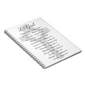 Laat God de Schrift inspireren Notitieboek (Rechterzijde)