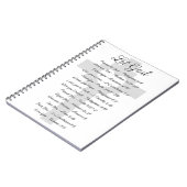 Laat God de Schrift inspireren Notitieboek (Linkerzijde)