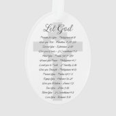 Laat God de Schrift inspireren Ornament (achterkant)