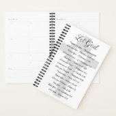 Laat God de Schrift inspireren Planner (Display)