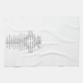 Laat God de Schrift inspireren Theedoek (Horizontaal)