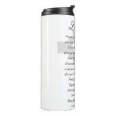 Laat God de Schrift inspireren Thermosbeker (Gedraaid links)