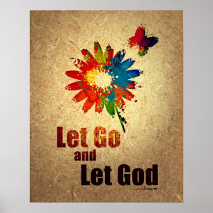 Laat God gaan (12-stap herstelprogramma) Poster
