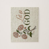 Laat God gaan (de Inwinning citeert) Legpuzzel (Verticaal)