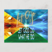 Laat God gaan doen wat hij doet Briefkaart (Voorkant)