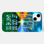 Laat God gaan doen wat hij doet Case-Mate iPhone Case (Achterkant (horizontaal))