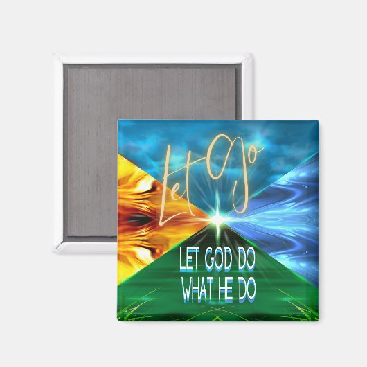 Laat God gaan doen wat hij doet Magneet (Voorkant / Achterkant)