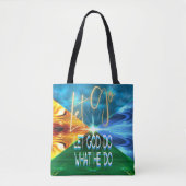 Laat God gaan doen wat hij doet Tote Bag (Voorkant)