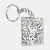 LAAT GOD - GEBROKEN SLEUTELHANGER NIET GEKORTEERD (Voorkant Links)