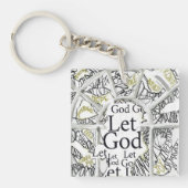 LAAT GOD - GEBROKEN SLEUTELHANGER NIET GEKORTEERD (Voorkant)