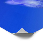 Laat God Gentian Flower Inspirerend Quote Poster (Hoek)