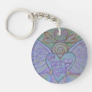 Laat God Guardian Angel Sleutelhanger. Sleutelhanger
