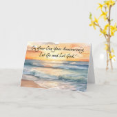 Laat God herstel een jaar Jubileum Oceaan los Kaart (Gele Bloem)
